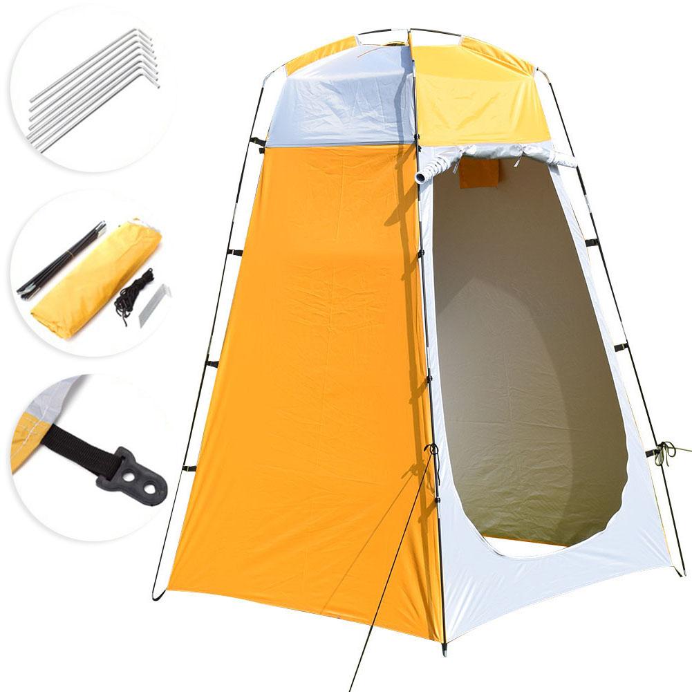 새로운 휴대용 방수 야외 텐트 캠핑 비치 샤워 탈의실 쉼터 2020 cm x 120m x 120cm, 드롭 쉬핑 180